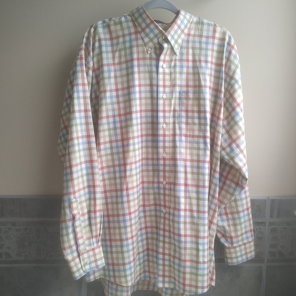 Men's long sleeve button down XL